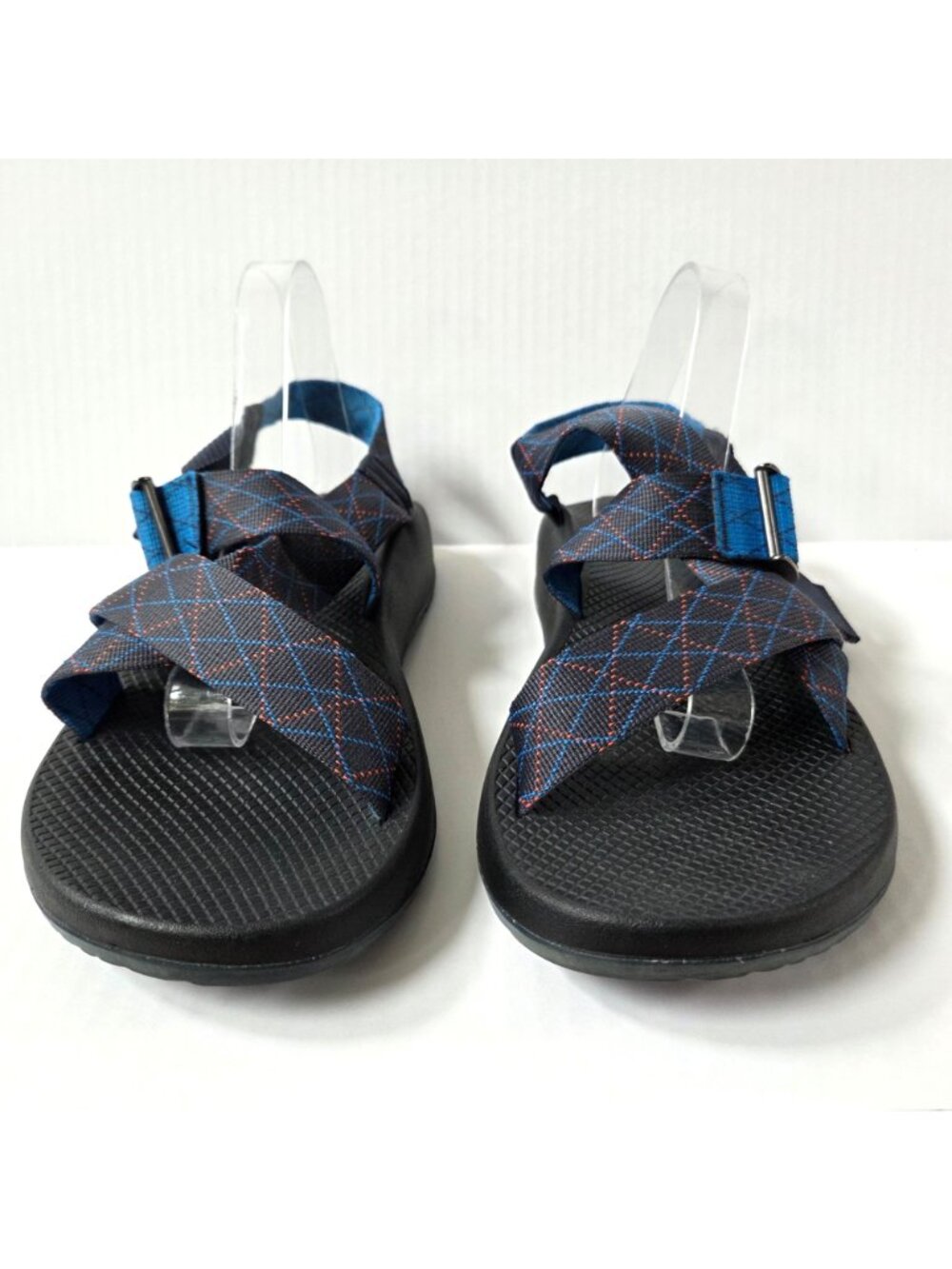 Chaco Sandals Mens 12 Mega Z Classic Rhombus Blue Hiking J105749 - Picture 2 of 10